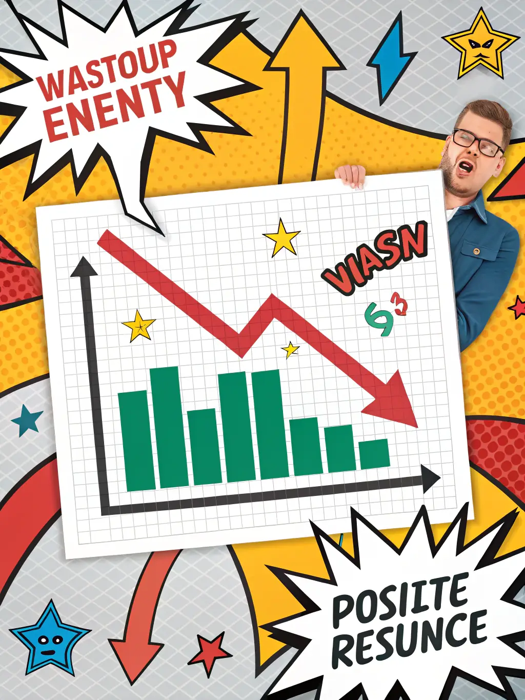 A visual representation of waste reduction, such as a graph showing the decrease in landfill waste due to the organization's efforts.